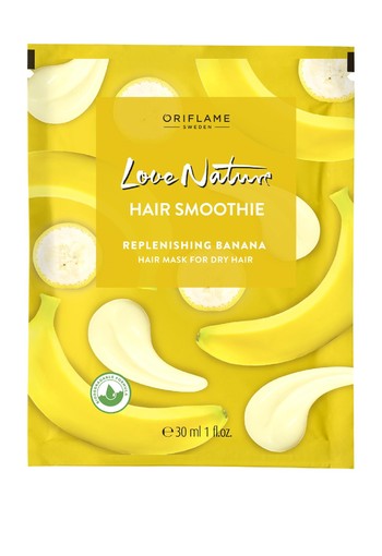 LOVE NATURE Hair Smoothie Replenishing Banana Hair Mask for Dry Hair