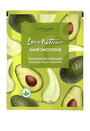 LOVE NATURE Hair Smoothie Nourishing Avocado Hair Mask for All Hair